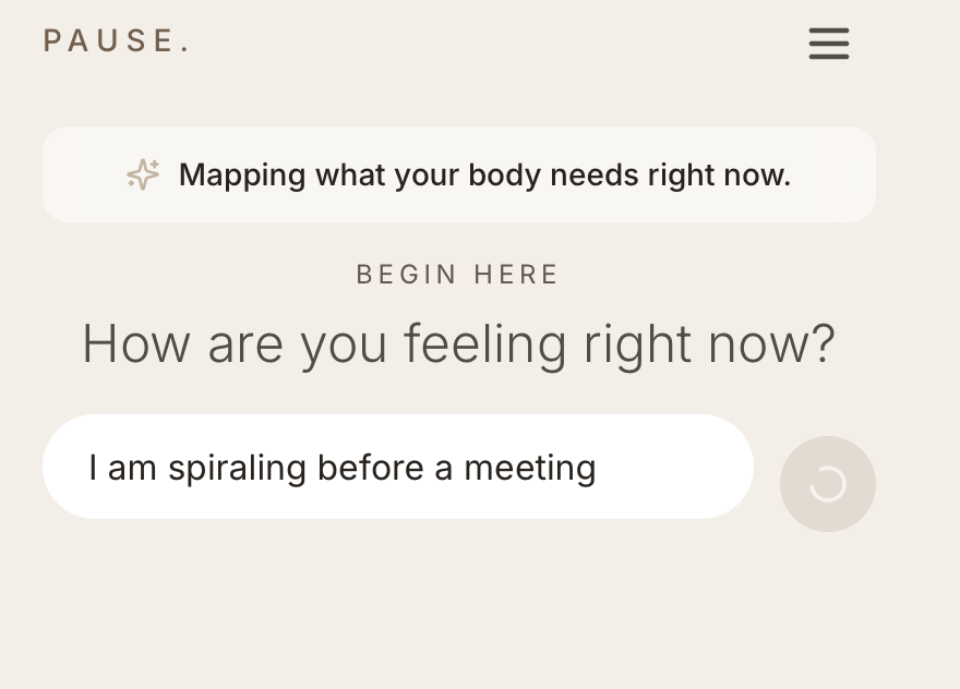 Pause Ritual Pause. — Resets for modern nervous systems.